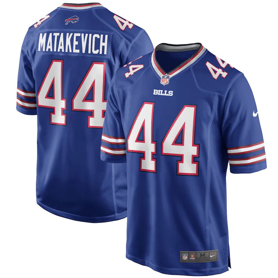 Men Buffalo Bills #44 Tyler Matakevich Nike Royal Game Player NFL Jersey
